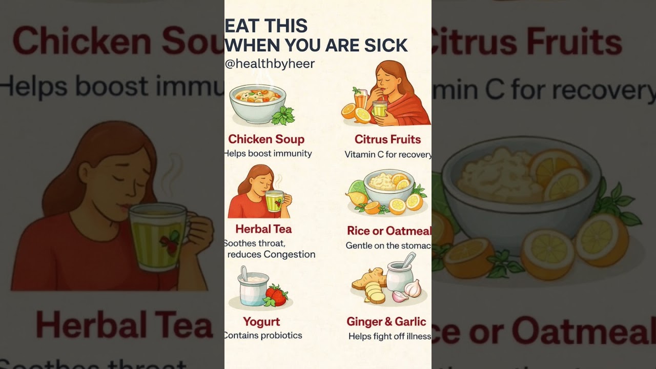 at THIS When You’re Sick 🤒 | Foods That Speed Up Recovery