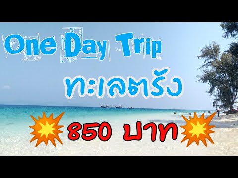 (Vlog) One Day Trip ทะเลตรัง 850 บาท | เนื้อหาที่พักตรังติดทะเลที่มีรายละเอียดมากที่สุด