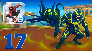 Spider Fighter 3: Hero Game - Gameplay Walkthrough Part 17 - Virus Play (iOS, Android)