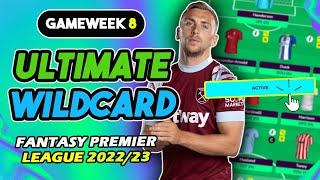 FPL GW8 BEST WILDCARD | WILDCARD STRATEGY FOR GW 8 AND 9 | Fantasy Premier League Tips 2022/23