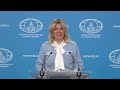 Брифинг М.Захаровой, Москва, 1 апреля 2026 года