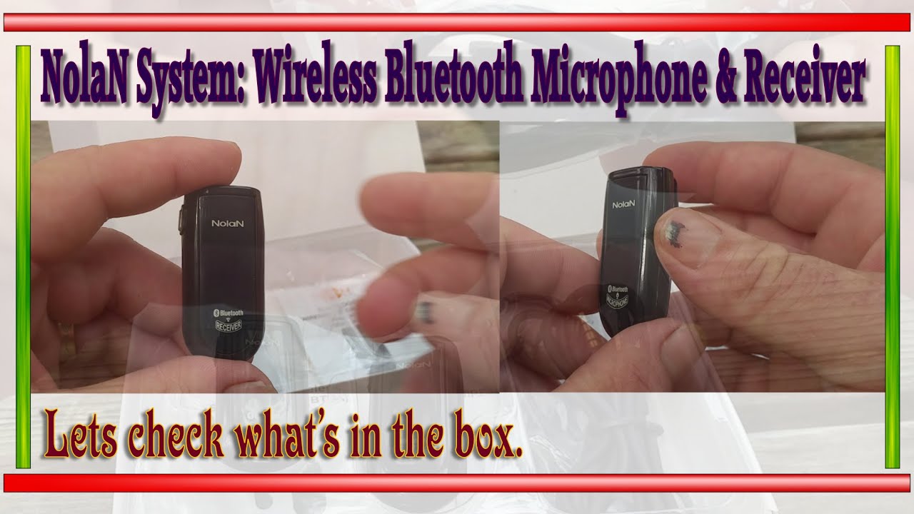 Wireless Bluetooth Microphone and Receiver. We'll test it later!
