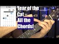 Complete acoustic guitar lesson year of the cat al stewart with all the chord diagrams