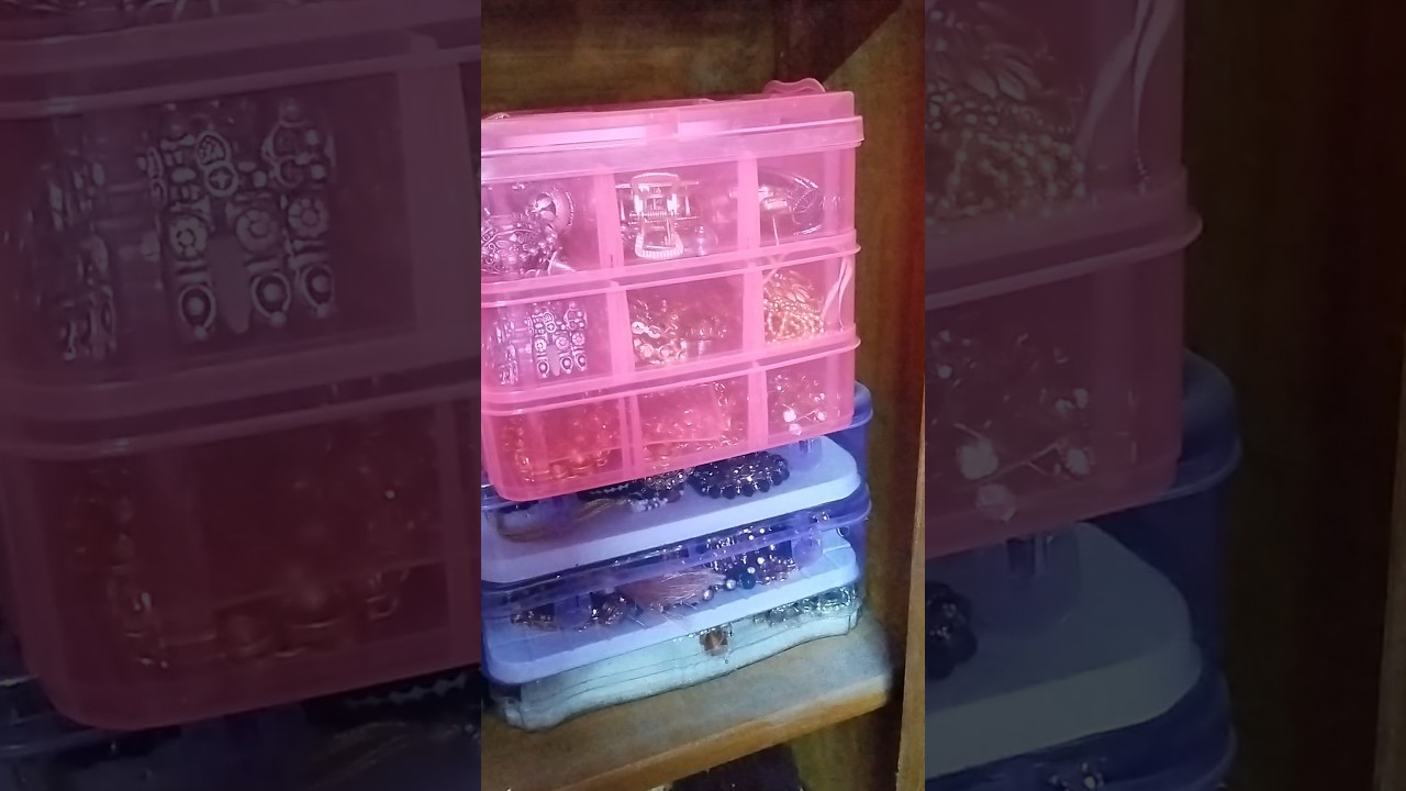 Jewelry organizer/3 tyre plastic jewellery storage box from amazon#jewelrystoragebox#organizer#short