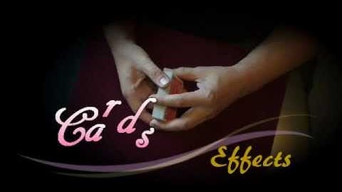 Simple Magic Card Manipulation Plus Oil and Water