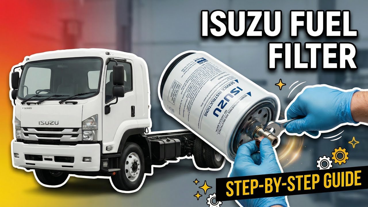 Процедура замены топливного фильтра и выпуска воздуха Isuzu — пошаговое руководство для серии F
