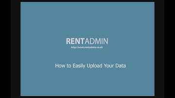 RentAdmin   Bulk upload data