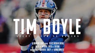 Every Throw From Giants Qb Tim Boyle Vs Ravens