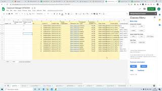 Classroom Manager - Deleting Classes