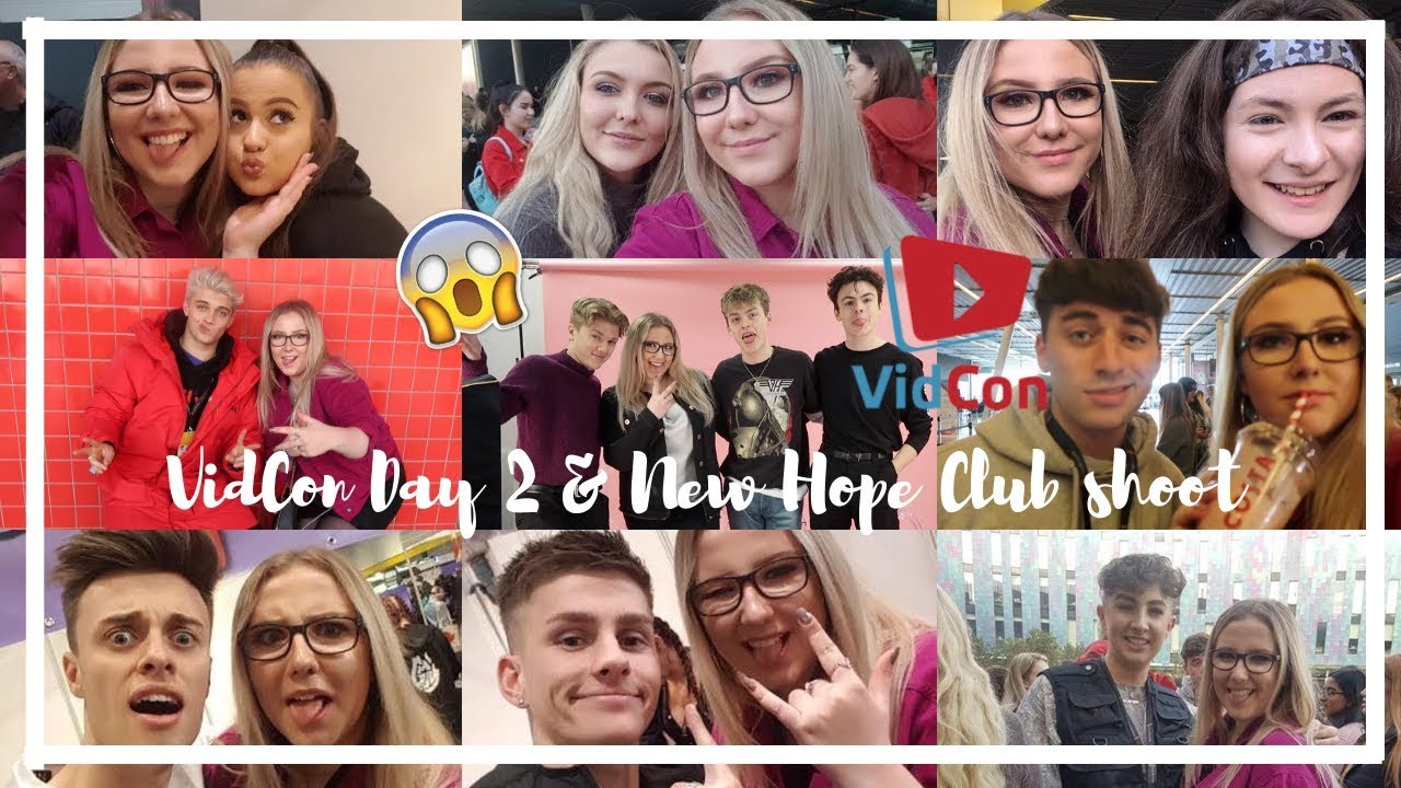 The social climber took over VidCon... AGAIN :P || VidCon Day2 & New Hope Club Shoot || ITS TIGGY