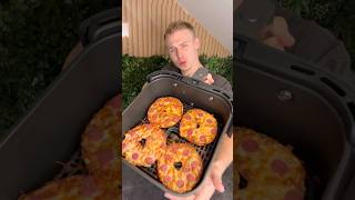 Schnelle Pizza Bagels aus dem Airfryer!😍 Airfryer Rezept! #airfryer #cosori