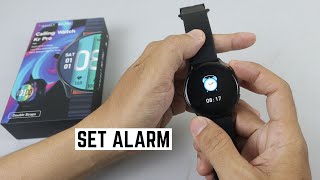 How to Set Alarm Clock on Kieslect KR Pro Smart Watch