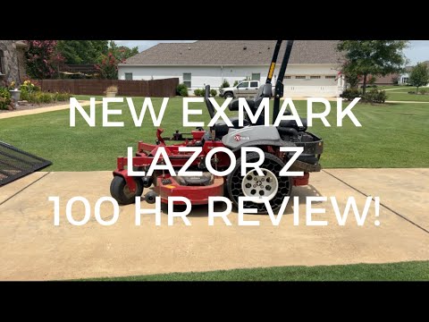 New Exmark Lazor Z X-series W/adapt feature 100 hr review