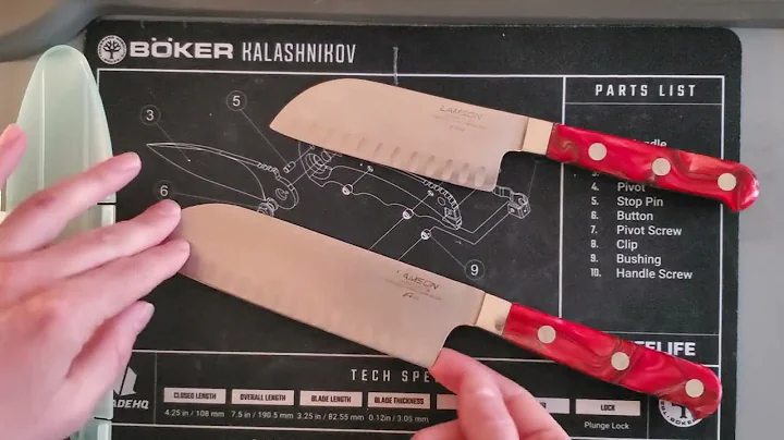 LAMSON Santoku Fire Knives