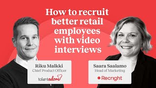 Webinar: How to recruit better retail employees with video interviews screenshot 2