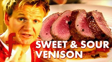 Gordon Ramsay Serves Sizzling Sweet & Sour Venison | The F Word