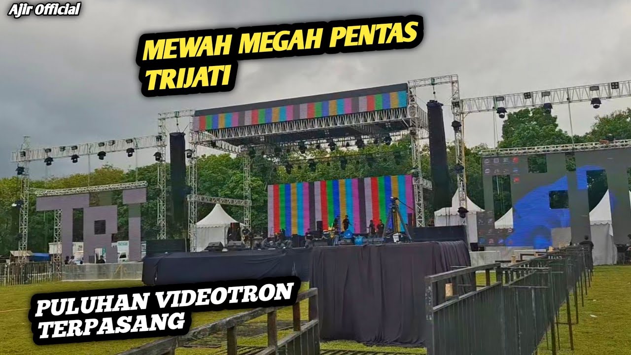 Full RCF, SK AUDIO BALI, PENTAS MEWAH MEGAH TRIJATI, PULUHAN METER VIDEOTRON DI PASANG 