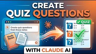 How to Create Quiz Questions with Claude AI | Step by Step for Beginners (2026)