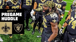 Saints Pregame Huddle vs. Raiders | 2022 NFL Week 8 Update