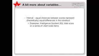 UST Research Seminar: What are the data telling me? (part 1)