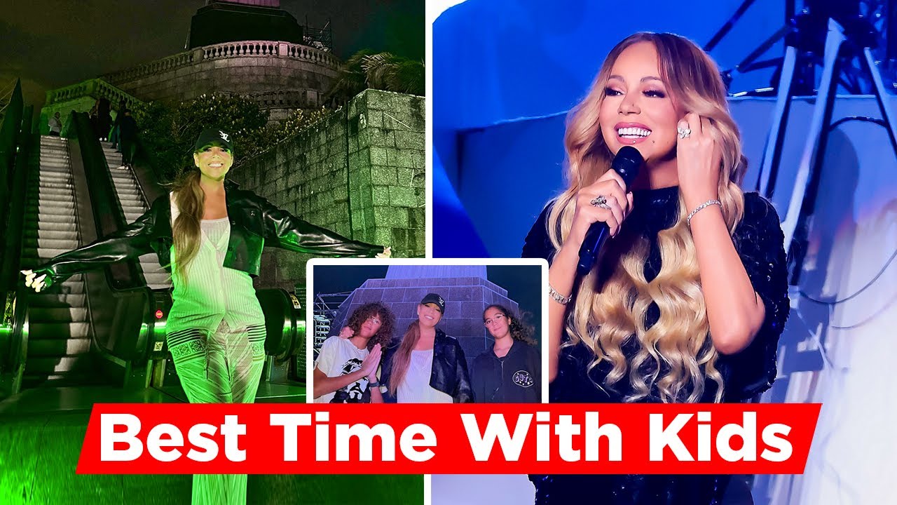 Mariah Carey And Her Twins Moroccan And Monroe Visit Christ The