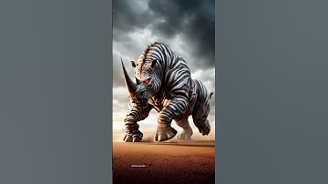 PART 3 जानवरों का अजब मेल: मिलाकर देखते है  कैसे दिखेंगे! #shorts #hybrid #animals (Hippop, Zebra)