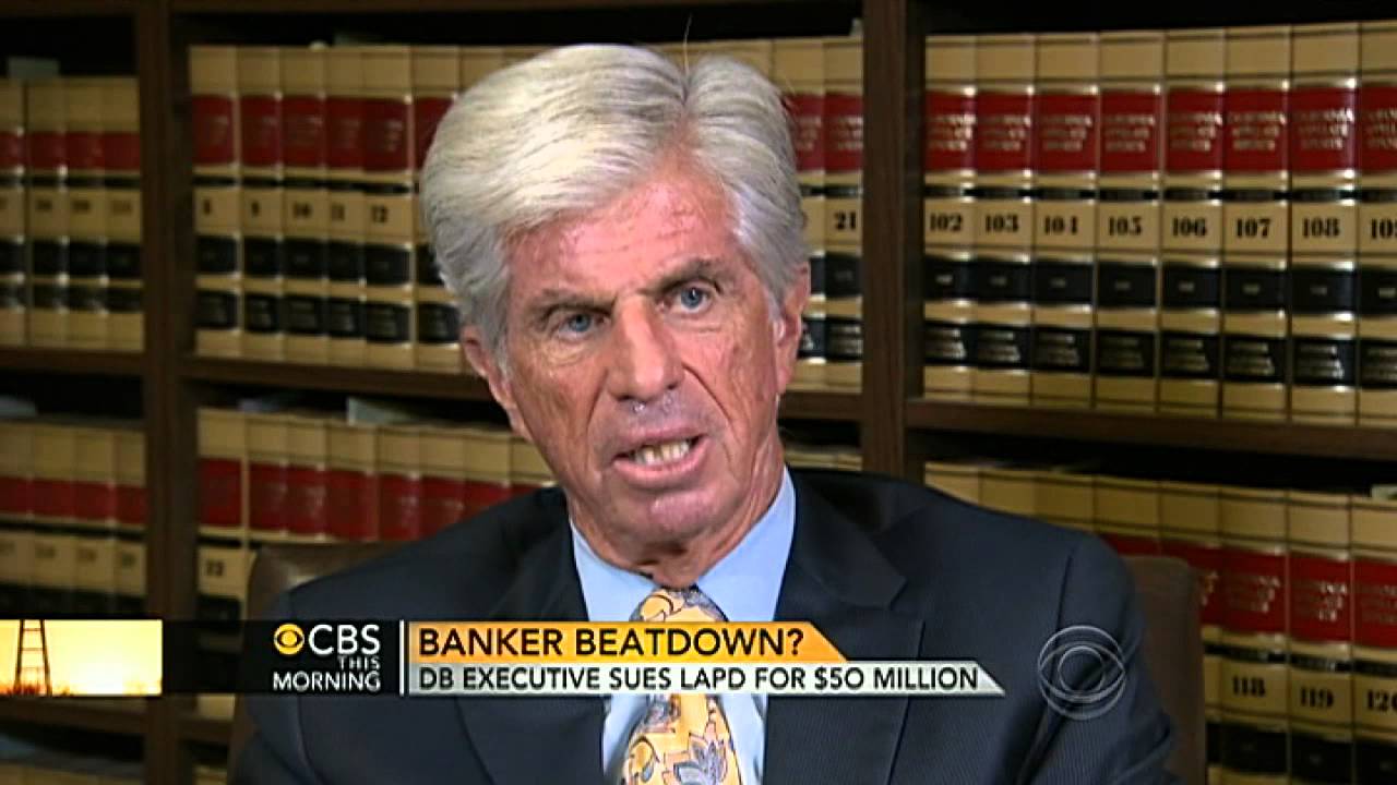 Bank exec. sues LAPD for $50M, claims was beaten