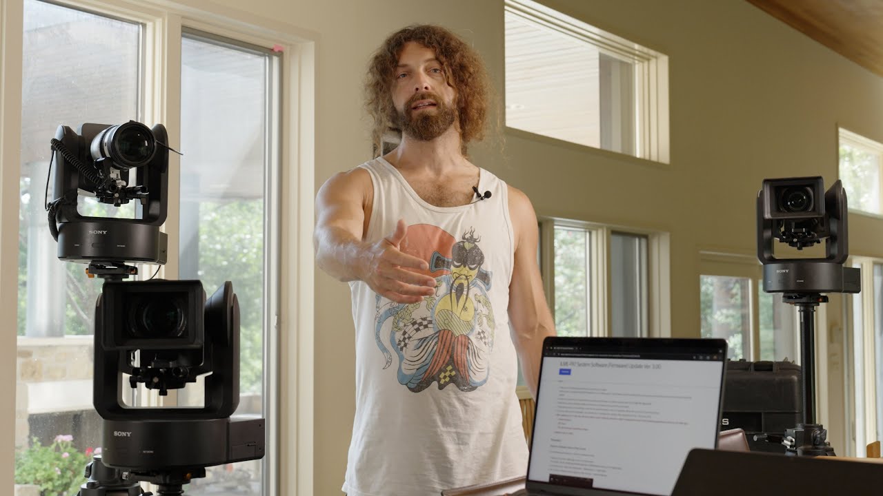 Sony FR7 PTZ Camera Firmware Update: 3.0 has Auto-Tracking!