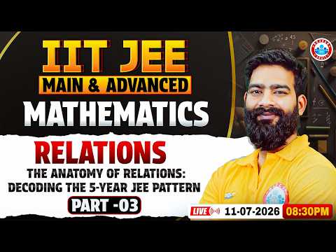 JEE Main & Advanced Maths | Last 5 Years JEE Pattern | Relations Chapter से कैसे आते हैं Questions?