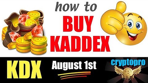 How to Buy the Kaddex KDX Token Using X Wallet & Zelcore