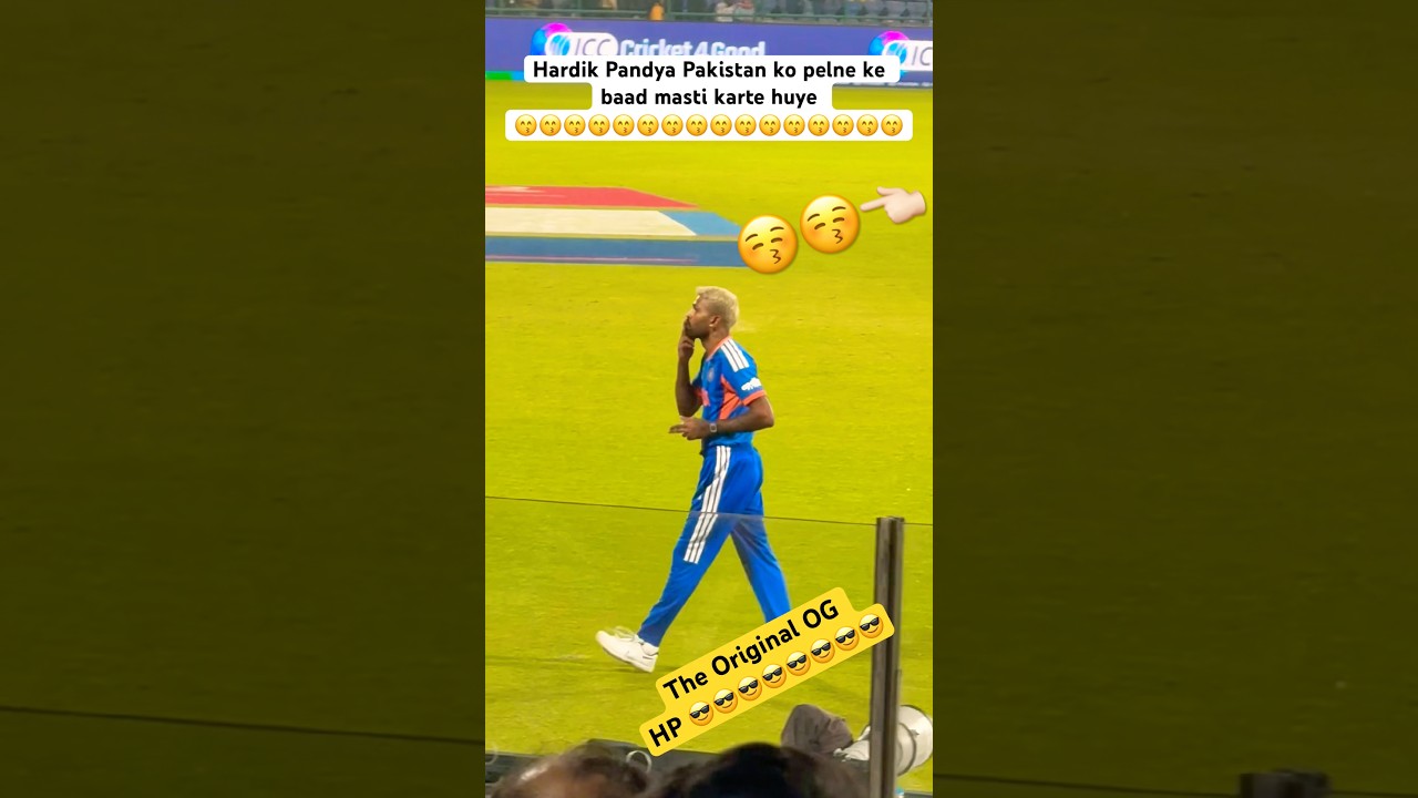 Hardik Pandya the real definition of AURA 💀💀