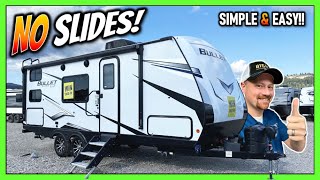 Upscale NO SLIDE RV with True Queen Bed! 2023 Bullet 211BHSWE Travel Trailer by Keystone RV