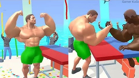 💪Muscle Rush Smash Running Game | All Levels Gameplay Android,ios | Part (1)
