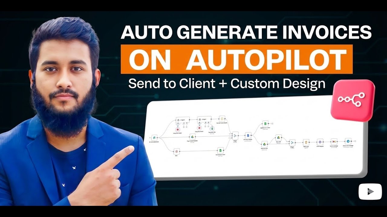 🔥Automate Your Entire Invoice System with n8n + AI | Google Sheets ...