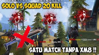 HIRO PENSI PAKE XM8 ?! SOLO VS SQUAD 20 KILL PAKE SKS , AWM , M14 & MP40