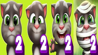 My Talking Tom2 Andriod Gameplay Ios 2024 Tom2 Four Diffrent Colour Tom2 Drum Master Episode 3949