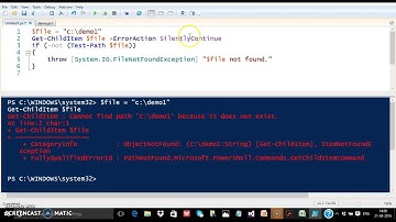PowerShell Introduction   Part 5 Exception Handling