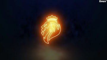 Create neon ,fire and lightning logo animation video intro - Best Logo Animation service