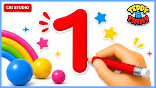 1 To 10 | 123 Song | Number Names | Counting Numbers | 12345 | Cartoon Video for Kids