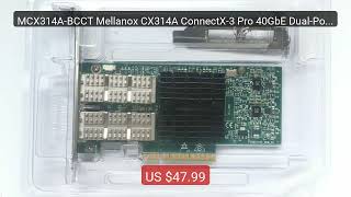 MCX314A-BCCT Mellanox CX314A ConnectX-3 Pro 40GbE Dual-Port... — Top Pick 2026 | Unbeatable Price!