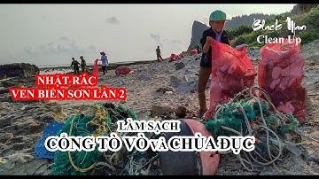 Nhóm Bạn Trẻ Nhặt Rác Làm Sạch Cổng Tò Vò Ở Đảo Lý Sơn