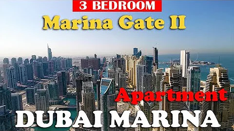 Inside 3 bedroom apartment on 58th floor in Marina Gate 2 Dubai Marina