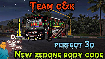New zedone body code for bussid || #bussidmods