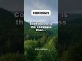 Confidence Is the Compass That... #shorts #motivation #quotes