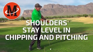 Ask Mike // Shoulders Stay Level In Pitching and Chipping screenshot 1
