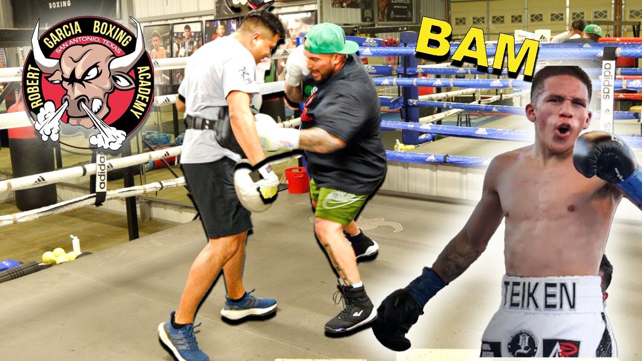 BIG BOY TRAINS AT ROBERT GARCIA'S BOXING ACADEMY YouTube
