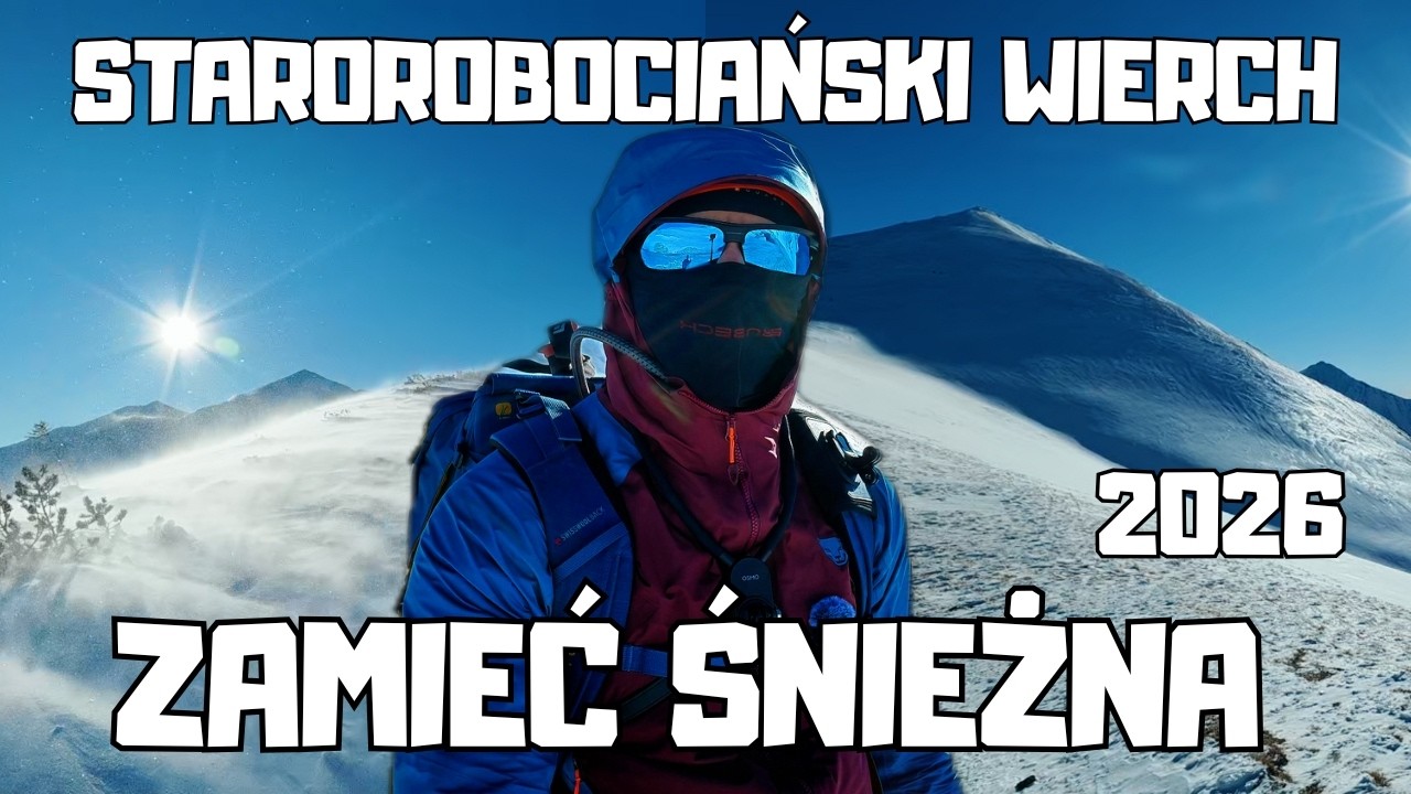 Tatry Zachodnie - Starorobociański Wierch - 18.01.2026r | DJI Osmo Action 6