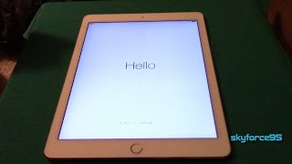 Watch my unboxing video here: https://youtu.be/xpwfx41g_ju i go
through the set up process for ios 8 on apple ipad air 2 64gb wifi
only model in gold. che...