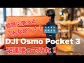 【実写レビュー】 DJI Osmo Pocket 3 ほぼ撮って出し Pocket 2やiPhone比較 /ワイコンやDJI mic2など