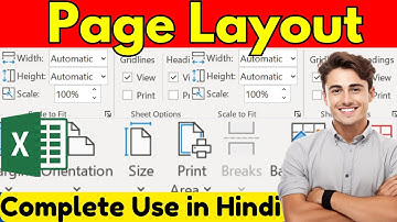 Page Layout Tab [Excel] || Complete Use in Hindi || Excel Tutorial for beginners in Hindi